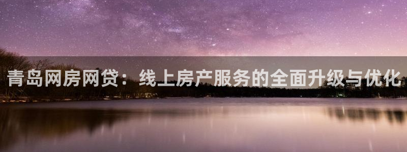 风暴娱乐派对：青岛网房网贷：线上房产服务的全面升级与优化
