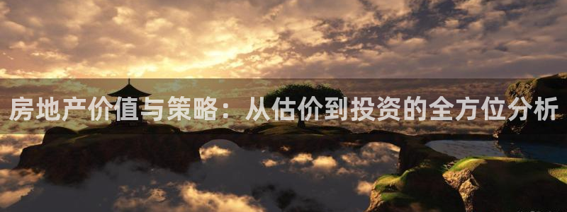 风暴娱乐上5指尖：房地产价值与策略：从估价到投资的全方位分析